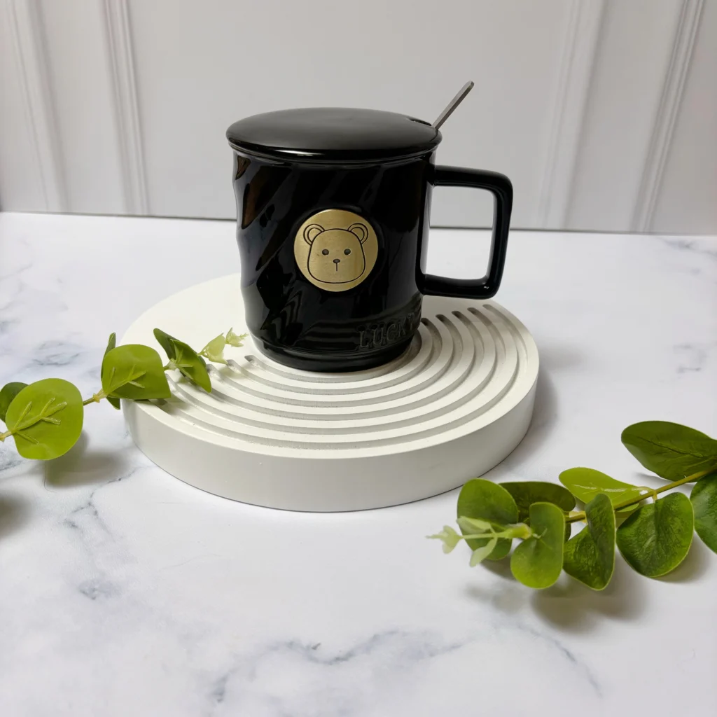 ماگ سرامیکی براق خرسی