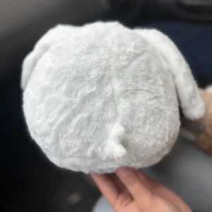 عروسک خرگوش هلو به دست 25 سانت