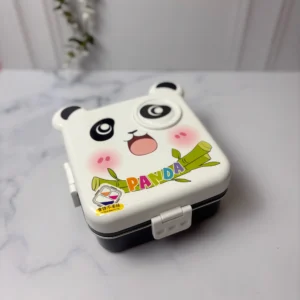 ظرف غذا استیل سه خانه پاندا