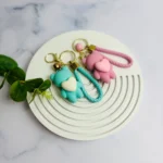 جاکلیدی سیلیکونی اورجینال خرس قلب دار