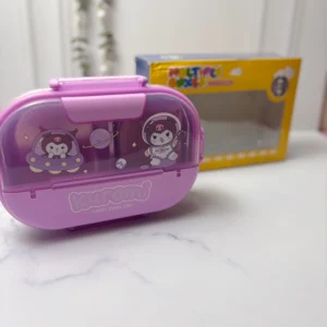 ظرف غذا استیل کرومی دو خانه