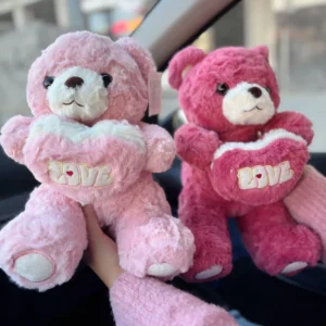 عروسک خرس قلب به دست تامی