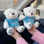 عروسک خرس لباس رنگی 20 سانت