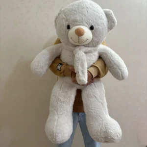 عروسک خرس شال قلبی 95 سانت