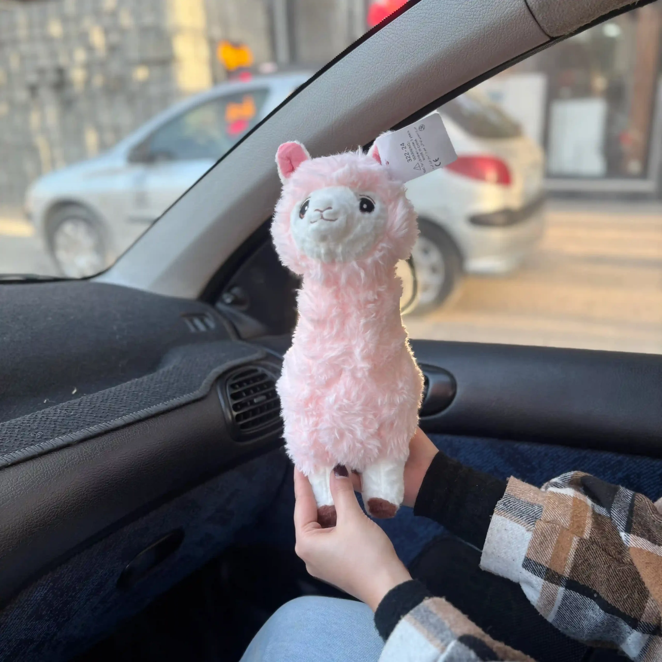 عروسک لاما رنگی 35 سانت