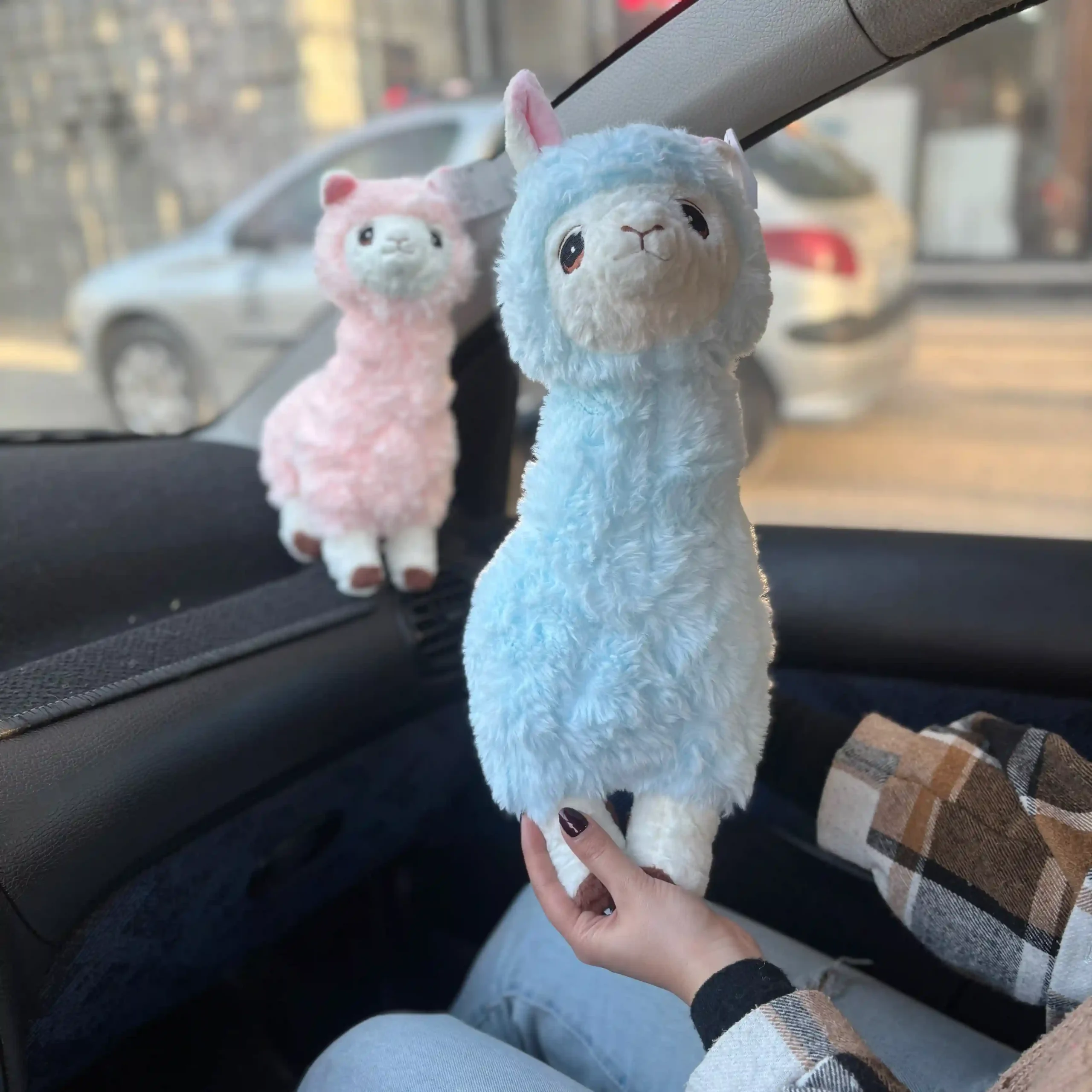 عروسک لاما رنگی 35 سانت